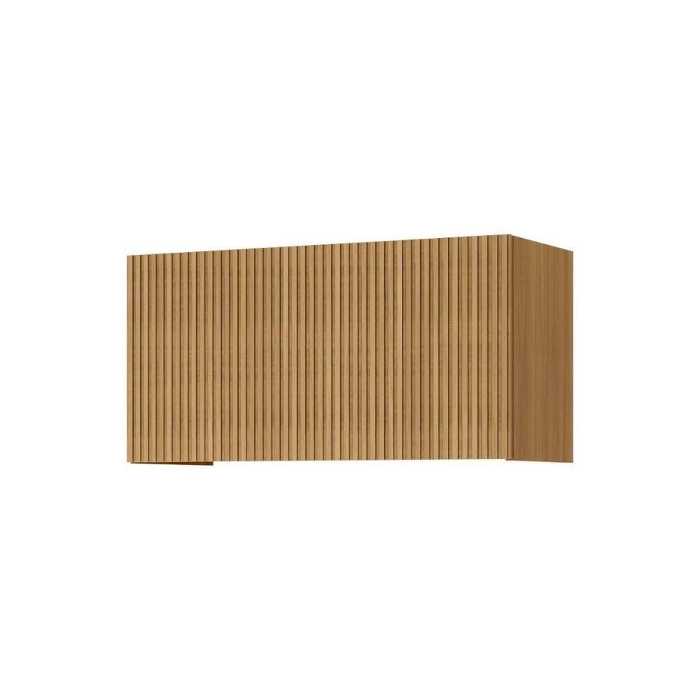 Armário Aéreo p/ Cozinha Rainha 1 Porta Basculante 80 cm Nature - Nesher