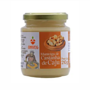 Kit 6X: Manteiga de Castanha de Caju Onveg 210g
