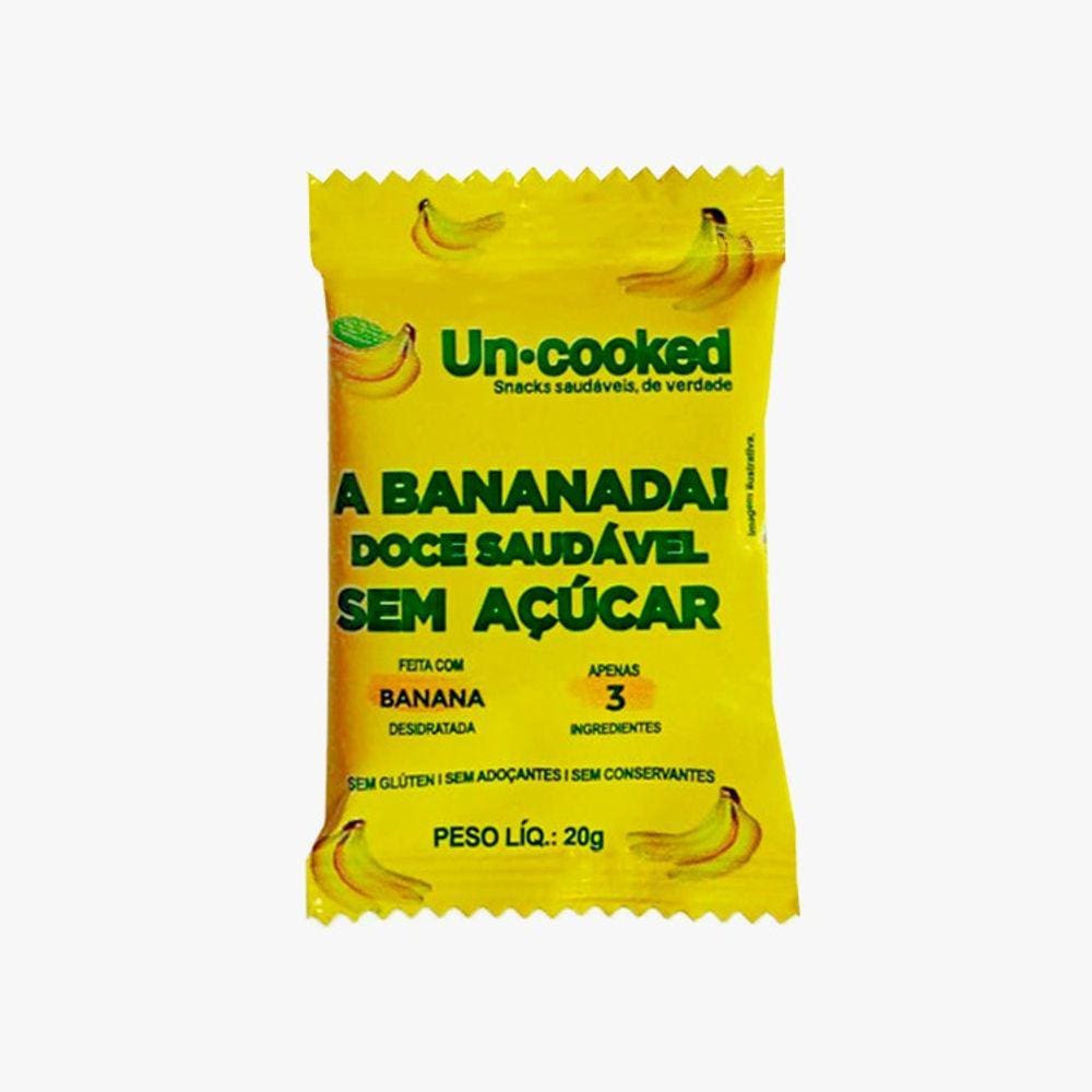 Kit 3X: A Bananada! Sem Glúten Vegano Uncooked 20g