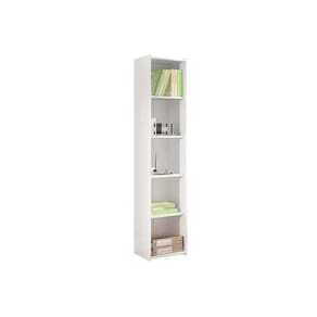 Estante Livreiro Casal ESM206 c/ 4 Prateleiras Branco - Movelbento