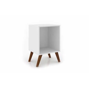 Mesa Lateral p/ Sala RT3013 Branco - Movelbento