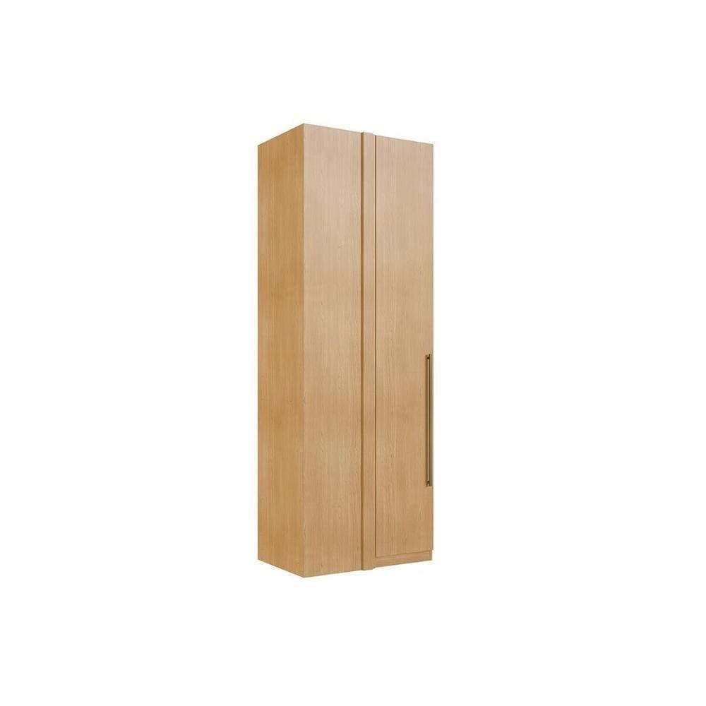 Guarda Roupa Solteiro Infinity Canto Reto 1 Porta Savana - Genialflex