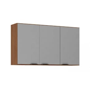 Armário de Cozinha Modulado Firenze 3 Portas 120cm Amendola/Nude Prime TX - Demóbile