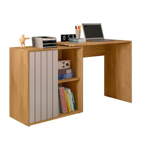 Mesa De Computador Com Porta De Correr Future Marrom Caemmun