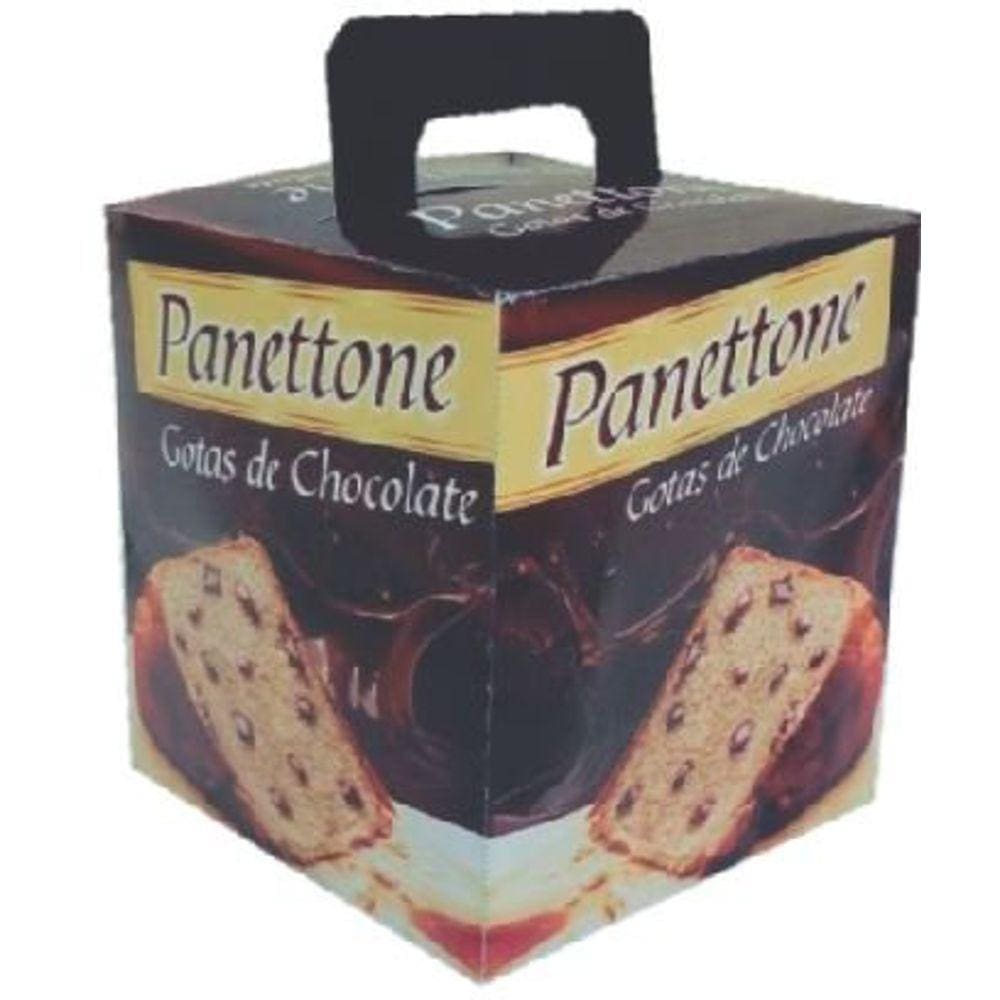 Caixa Chocotone Quadrado 500g Com 25 Unidades - Ameripan