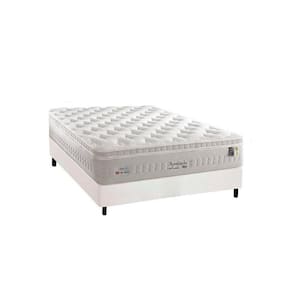 Cama Box Casal: Colchão Molas Ensacadas Anjos MasterPocket Impressione + Base CRC Courano White(138x188)