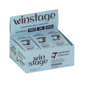 Barra de Proteína Coco com Chocolate 54g WinStage 12 Unidades