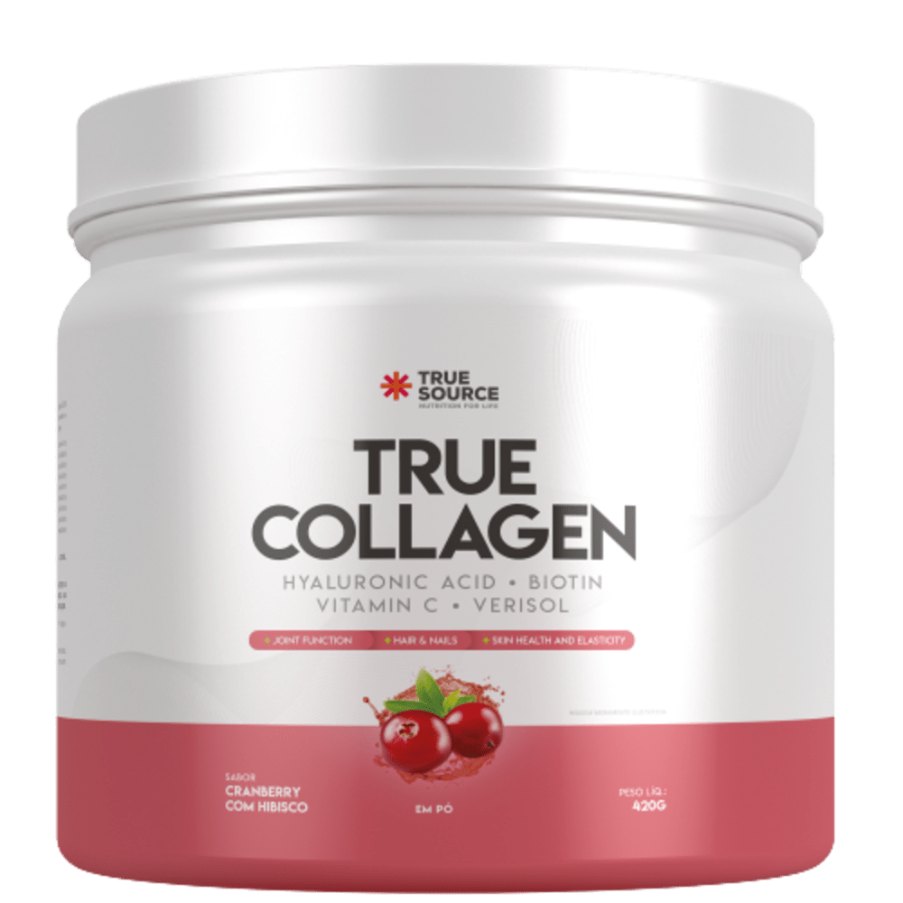 True Collagen Cranberry e Hibisco True Source 420g