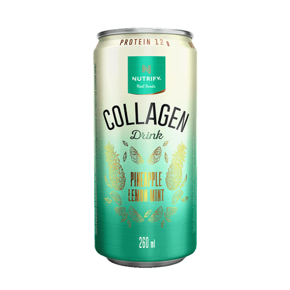 Collagen Drink Abacaxi com Hortelã e Limão Nutrify 260ml