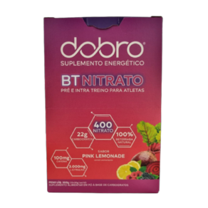 BT Nitrato Pink Lemonade com Citrulina Sachê 30g Dobro 10 Unidades