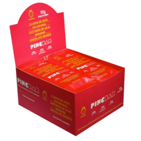 Barra de Proteína Fragola Sem Açúcar 50g Pincbar 12 Unidades