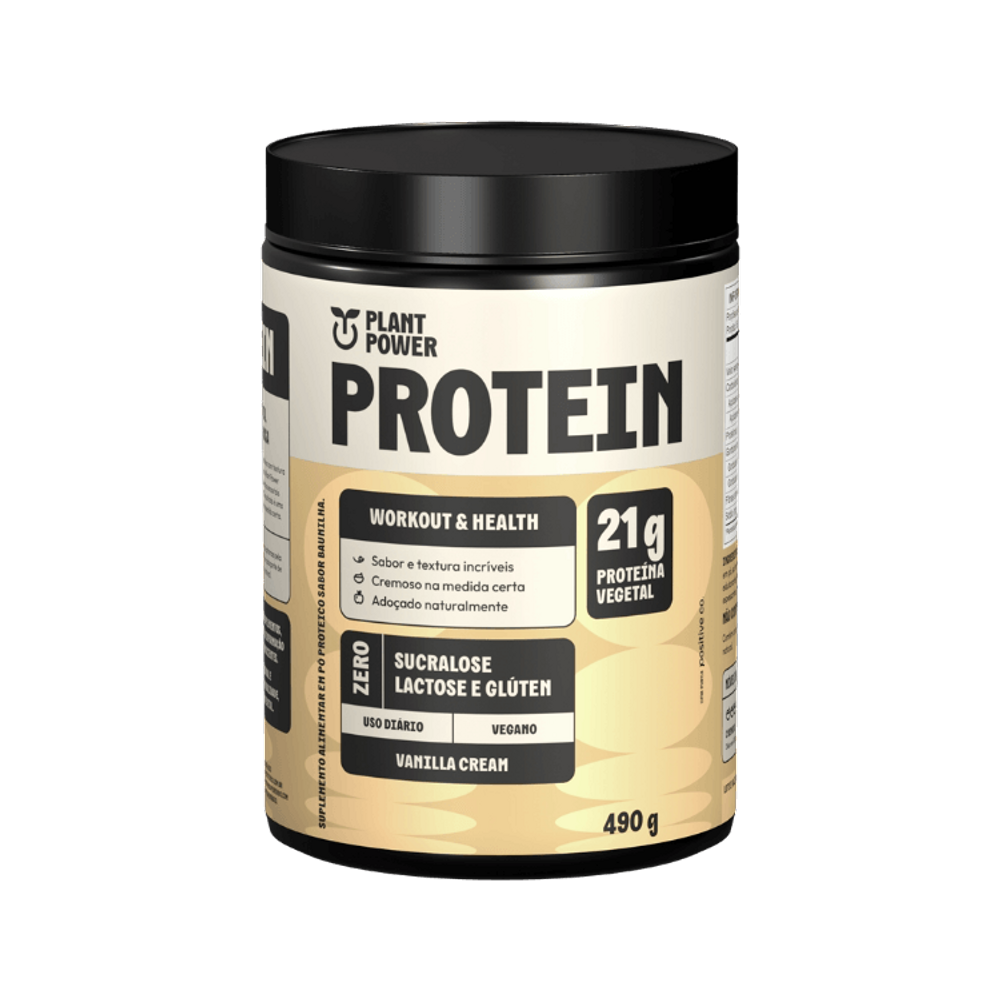 Kit 2X: Proteína Vegana Baunilha Plant Power Protein 490g