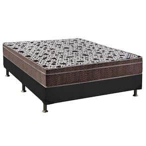 Cama Box Casal: Colchão Molas SuperPocket Ensacadas Ortobom Physical + Base CRC Suede Gray(138x188)
