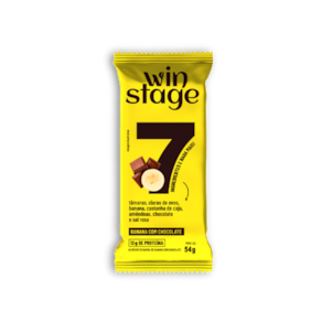 Kit 6X: Barra Proteína Banana/Chocolate S/Açúcar WinStage54g