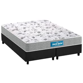 Cama Box King: Colchão Ortopédico Probel D45/EP Guarda Costas Próextreme + Base CRC Suede Gray(193x203)