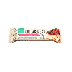Kit 2X: Barra de Proteína Collagen Bar Cheesecake de Frutas Vermelhas Nutrify 50g