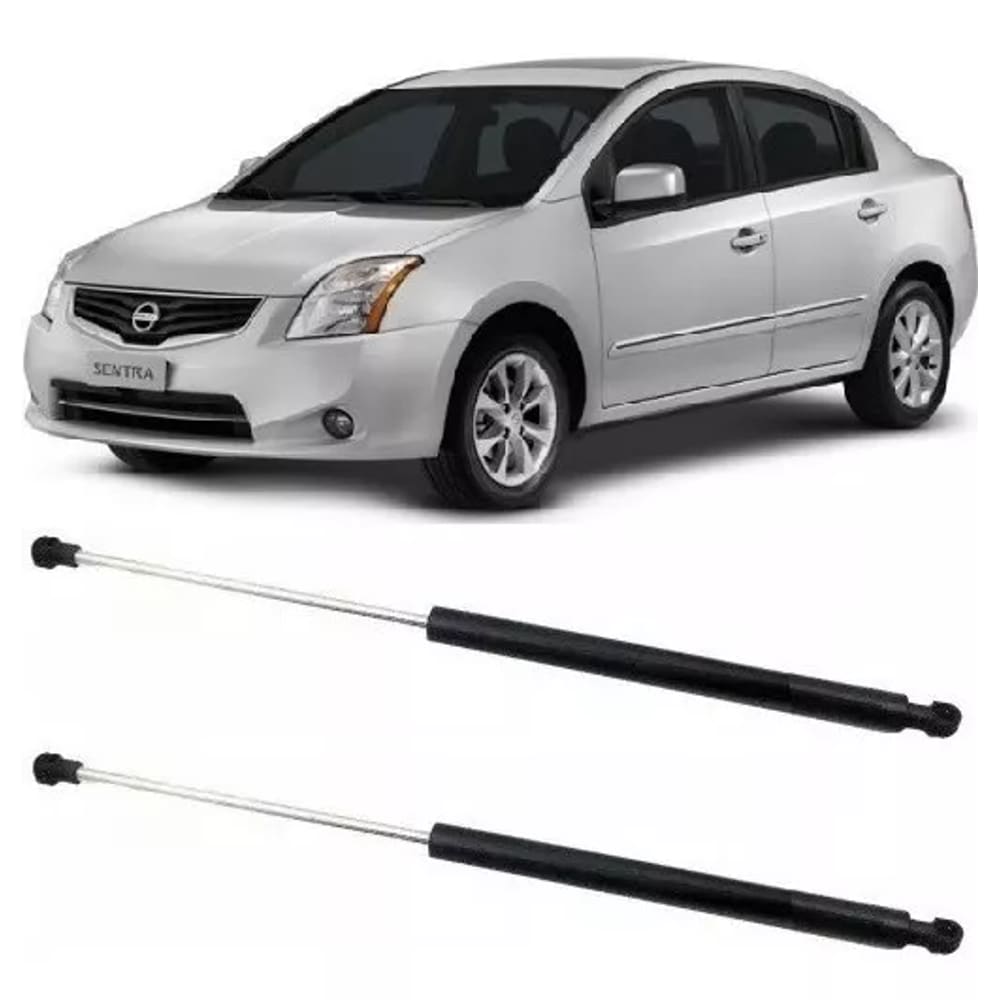 Par Amortecedor Tampa Traseira Porta Malas Sentra 2008 A 2013