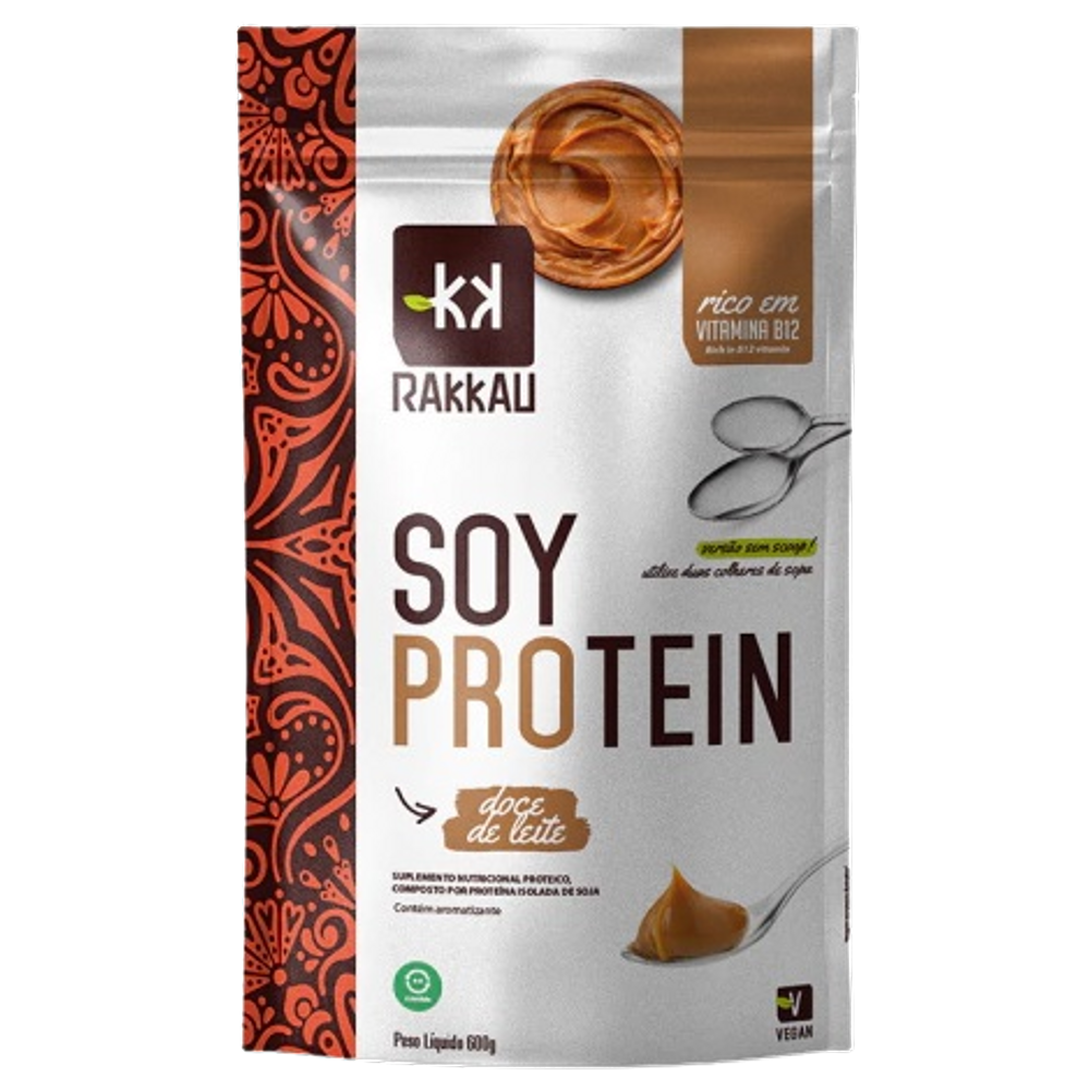 Kit 2X: Soy Protein Doce de Leite Vegana Rakkau 600g
