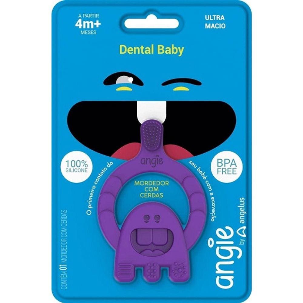 Dental BABY Mordedor com Cerdas Escova Massagem Angie