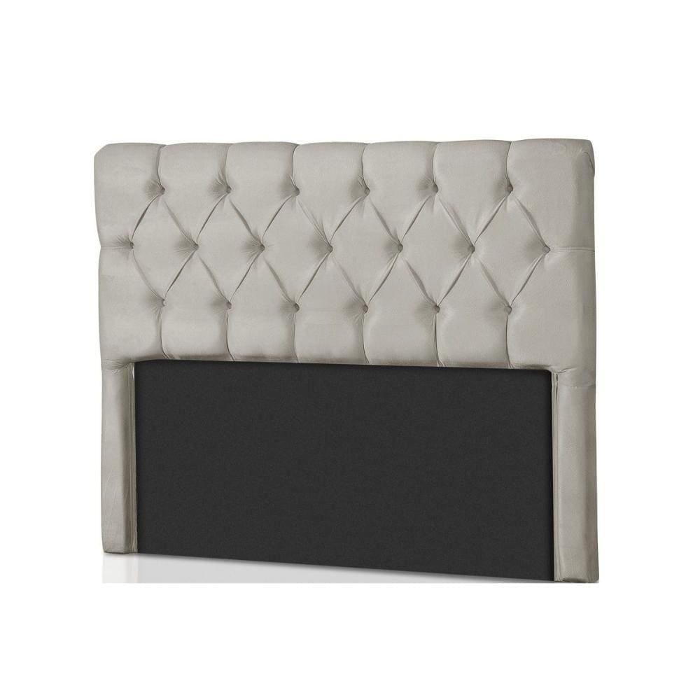 Cabeceira Cama Box Estofada Queen ProDormir Califórnia Suede Bege - Probel