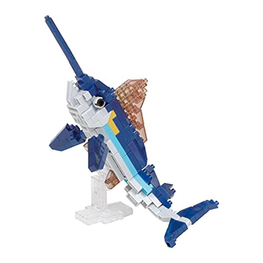 nanoblock - Marlin [Sea Friends], Kit de Construção da Série de Coleção de Nanoblocos
