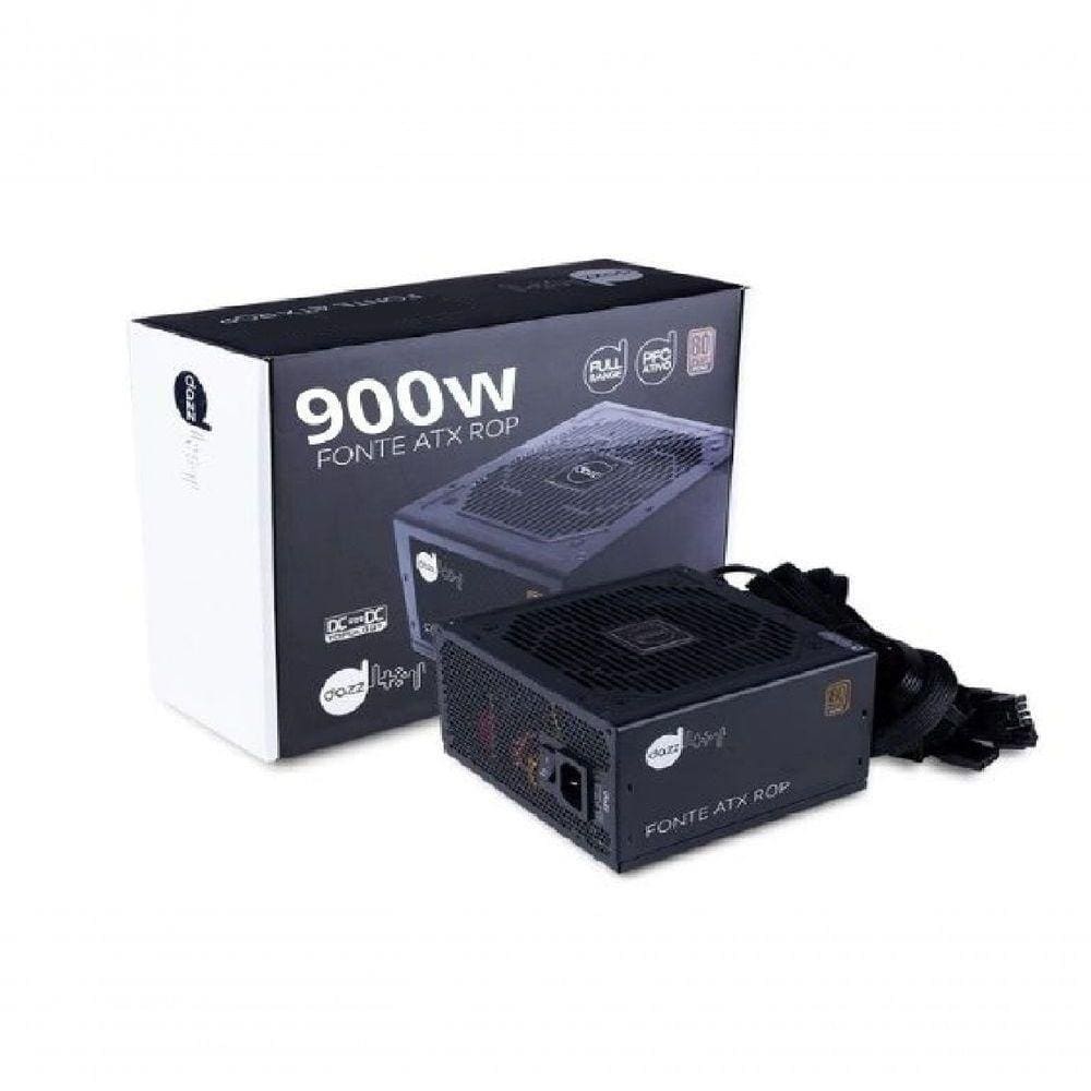 Fonte Atx Rop Supra 900w 80plus Pfc Ativo