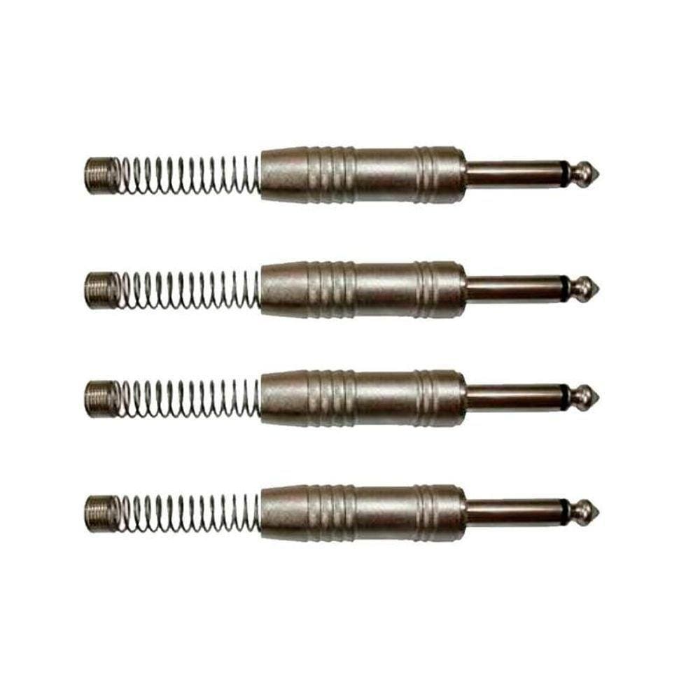Kit Plug P10 1-4 Ts Metal Nickel C-mola Wc 244-ts (10un) Wireconex - Pç - 4