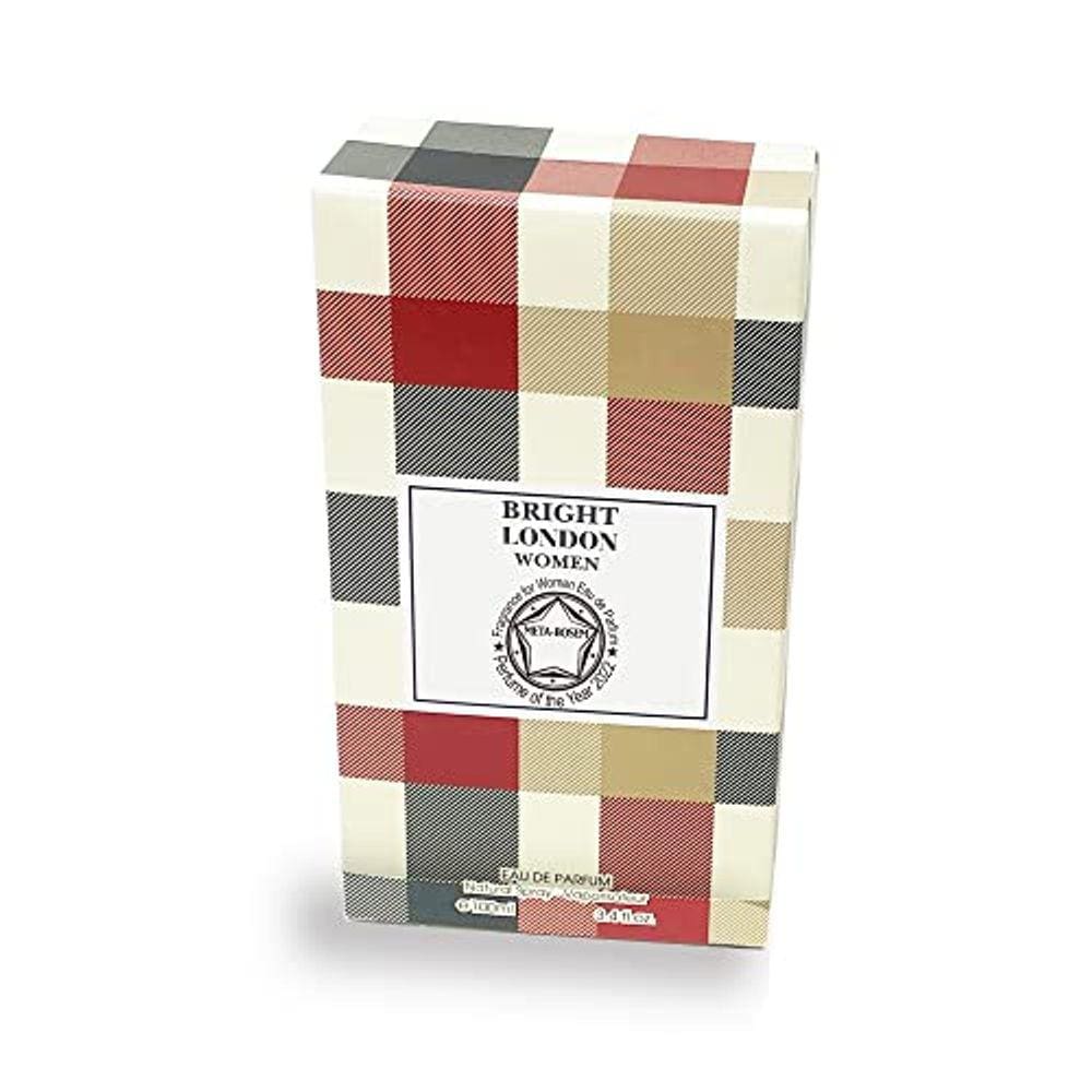 META-BOSEM Bright London Women, Eau de Parfum l Spray Fragrância Feminina - Notas Doces em Flor - Aroma Fresco de Luxo - Ótimo Presente de Férias - pa