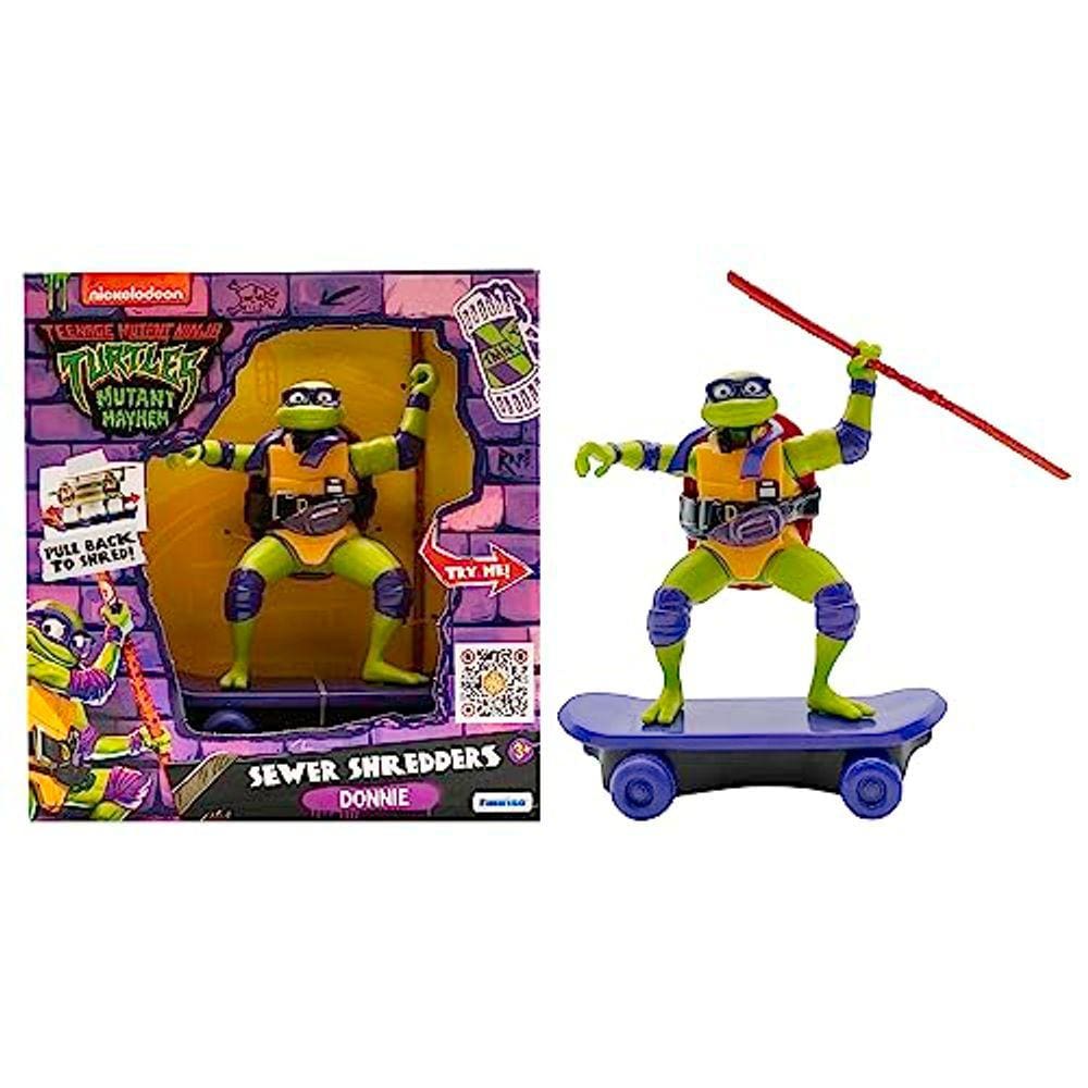 Brinquedo de skate Teenage Mutant Ninja Turtles Sewer Shredders Donat