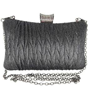 Bolsa clutch feminina brilhosa festa madrinha balada luxo