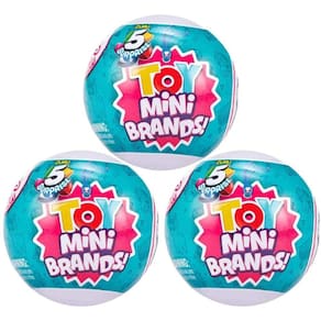 5 Cápsula de Mistério de Brinquedos Desarumado Cápsula Real Miniatura Marcas De Brinquedo Colecionável (3 Pacote) por Zuru - Série 3