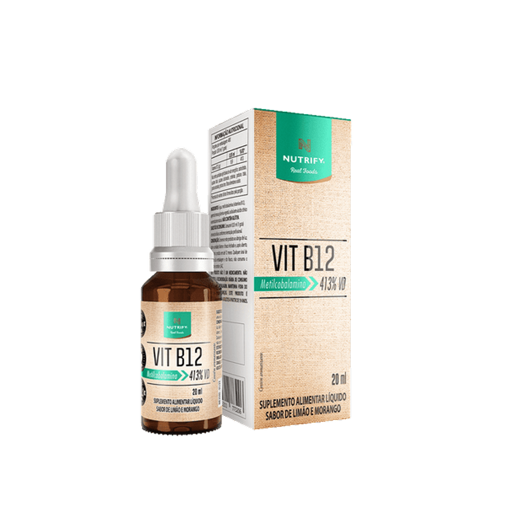 Kit 2X: Vitamina B12 Líquida Nutrify 20ml