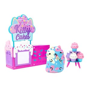 Cats vs Pickles - Cat Condo - Kitty Cakes Bakery com Exclusivo Cat Scoops & Adorável Mini Food Kitty Cupcakes! Grande presente para crianças, meninos