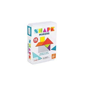 Chuckle & Roar Shape Makers - Jogo de Tangramas de Espuma Magnética