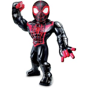 Super Hero Adventures Playskool Heroes Mega Mighties Marvel Kid Arachnid, Figura de Ação Colecionável de 10 Polegadas, Brinquedos para Crianças de 3 a
