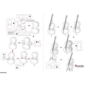 Metal Earth Bass Fiddle 3D Metal Model Kit Fascinações