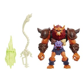 Boneco de ação Masters of the Universe He-Man e The Beast Man com movimento de ataque poderoso e 2 acessórios inspirados na série animada Motu Netflix