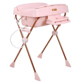 Banheira Millenia Burigotto Redutor Recém Nascido Mon Amour Cor Rosa Liso