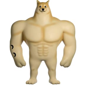Boneco de vinil Youtooz Swole Doge 5 Buff Doge Meme for Collect