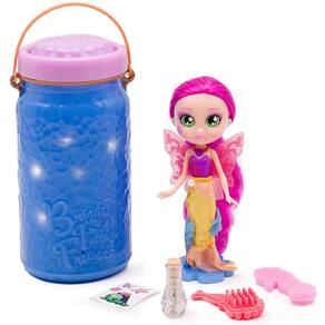 Bright Fairy Friends BFF Boneca Sereia com Asas de Mudança de Cor, 4 Acessórios de Sereia Surpresa, um Jarro de Luz Ativada de Movimento que Funciona