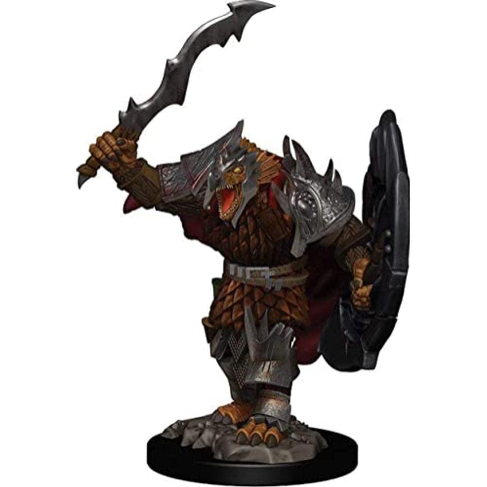 WizKids Dungeons & Dragons Ícones dos Reinos Figuras Premium: W1 Dragonborn Male Fighter