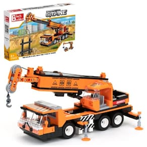 Block Builder Mobile Crane Building Block Set (475pcs) e Guindaste de Torre de Construção. Dois kits de construção em um conjunto! Blocos de brinquedo