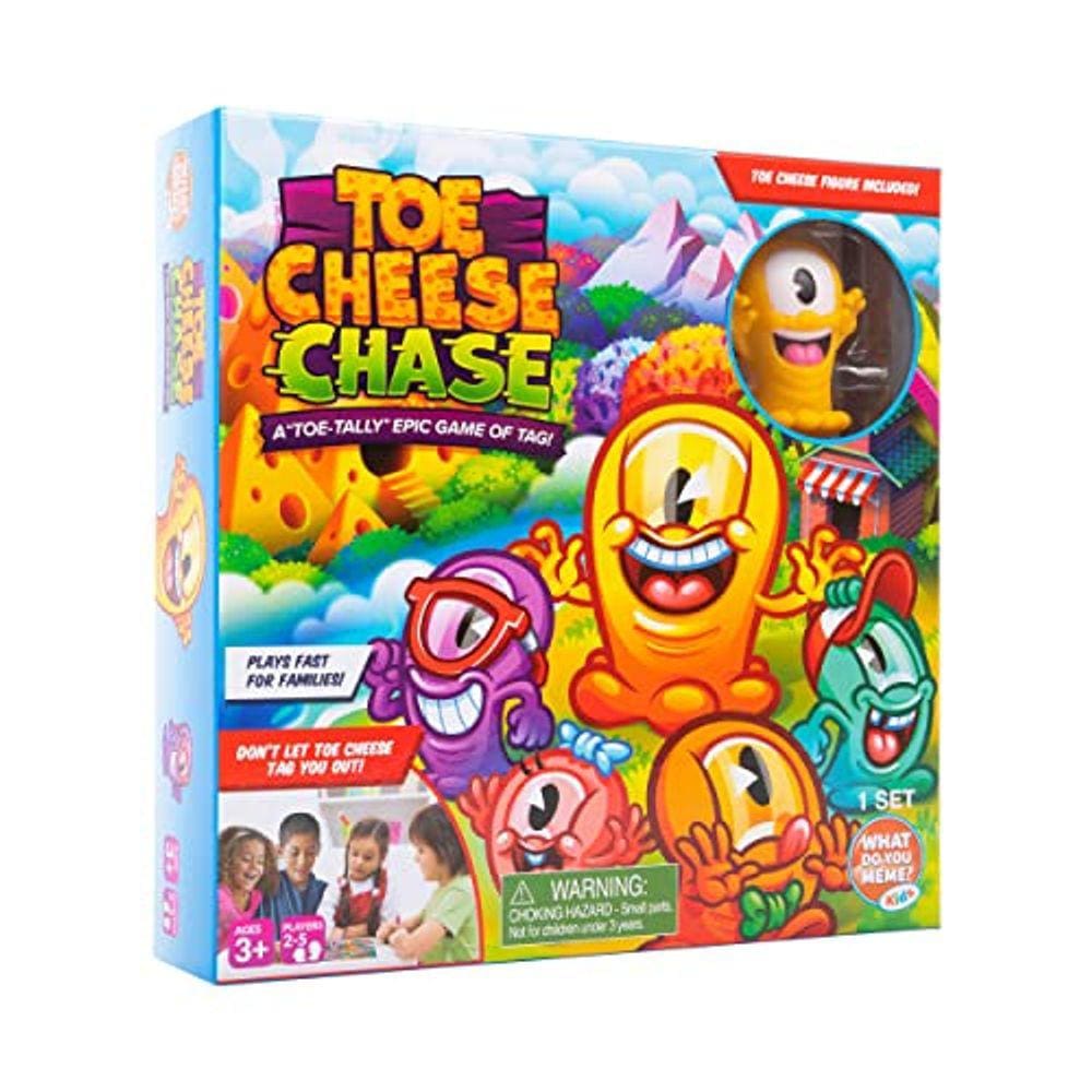 O QUE VOCÊ MEME? Toe Cheese Chase - O Jogo de Tabuleiro Bobo para a Noite de Jogo Familiar