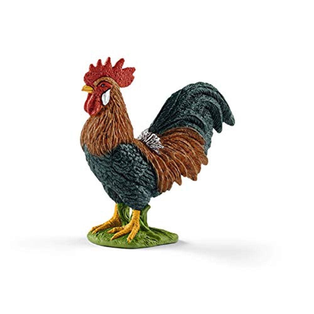 SCHLEICH Farm World, Estatueta animal, Brinquedos de Fazenda para Meninos e Meninas de 3 a 8 anos, Galo