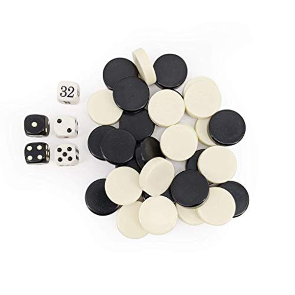 Sondergut -- Tamanho de viagem (pequeno) Pedras de substituição para Sondergut Roll-Up Travel Backgammon