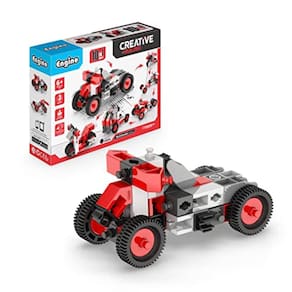 Engino- Creative Builder Stem Toys, 10 Multimodel Set, Brinquedos Educacionais para Crianças 6+, Kit de Engenharia, Brinquedos de Construção de Caules