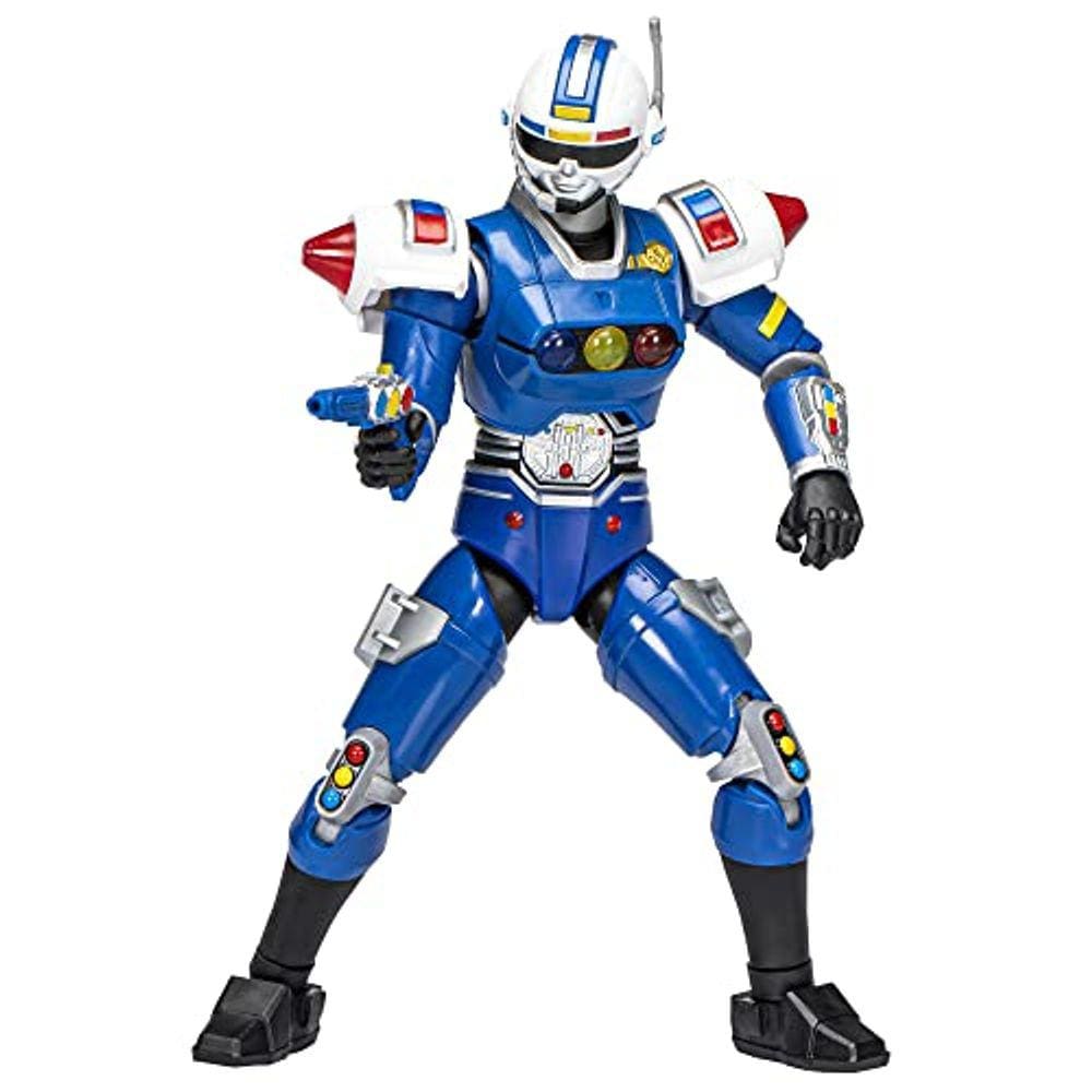 Power Rangers Lightning Collection Turbo Blue Senturion 6,6 polegadas em escala 6 polegadas Action Figure, brinquedos e figuras de ação para crianças