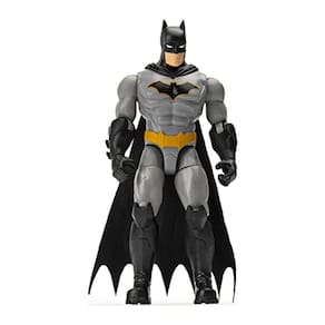 DC Comics Batman 4 polegadas Action Figure com 3 acessórios misteriosos, para crianças de 3 anos ou mais