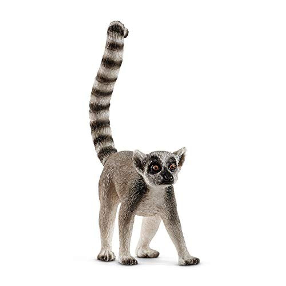 Schleich Vida Selvagem, Estatueta Animal, Brinquedos de Animais para Meninos e Meninas 3-8 Anos de Idade, Lêmure de Cauda Anelar