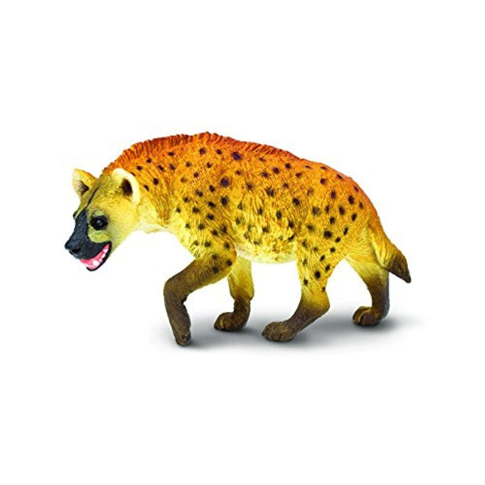 Safari Ltd. Wildlife Collection - Figura de Brinquedo Hiena Realista - Não Tóxico e Livre de BPA - Idades 3 ou Mais